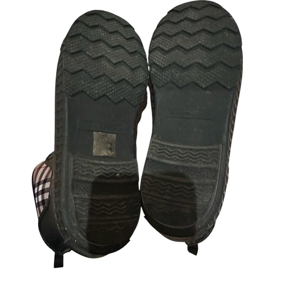 Burberry Black Rubber Ankle Boots size 40/9 - Picture 4 of 5